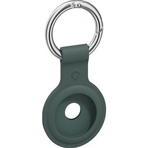 AlzaGuard Silicone Keychain na Airtag zelená