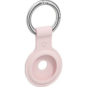 AlzaGuard Silicone Keychain na Airtag ružová