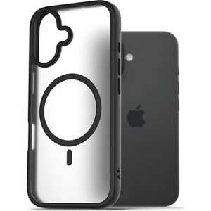 AlzaGuard Matte Case Compatible with Magsafe na iPhone 16 čierny