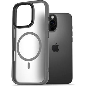 AlzaGuard Matte Case Compatible with Magsafe na iPhone 16 Pro sivý