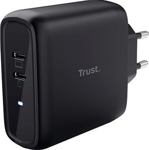 Trust MAXO 65W 2P USB-C CHARGER, černá