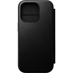 Nomad Modern Leather Folio Black iPhone 16 Pro