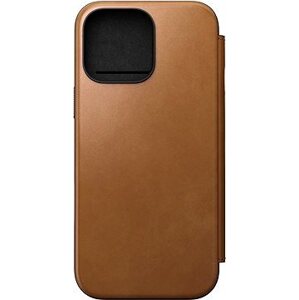 Nomad Leather Folio english TanC iPhone 16 Pro Max