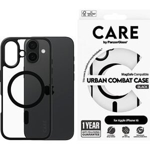 PanzerGlass CARE kryt Apple iPhone 16 MagSafe Urban Combat čierny/čierny