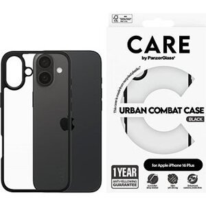 PanzerGlass CARE Kryt Apple iPhone 16 Plus Urban Combat čierny