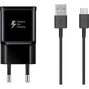 Samsung cestovná nabíjačka 15W + USB-C dátový kábel Black (Bulk)