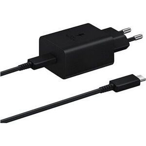 Samsung cestovná nabíjačka 15 W + USB-C/USB-C dátový kábel Black (Bulk)