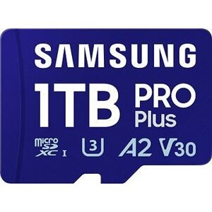 Samsung MicroSDXC 1 TB PRO Plus + SD adaptér (2023)