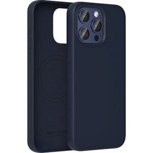 Vention Liquid Silicone Case for iPhone 13 Mini with MagSafe Midnight Blue