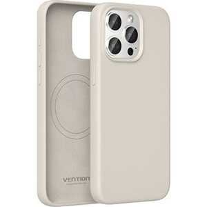 Vention Liquid Silicone Case for iPhone 14 Plus with MagSafe Gravel Gray