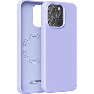 Vention Liquid Silicone Case for iPhone 14 Plus with MagSafe Lilac