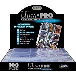 Stránka do alba UltraPro – 9 - Pocket Platinum Pages (100 ks)