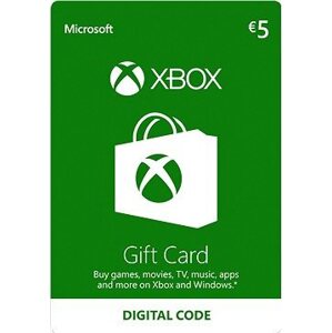 Xbox Live Darčeková karta v hodnote 5 Eur