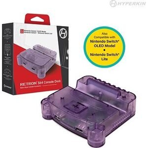 Hyperkin RetroN S64 Console Dock for Nintendo Switch (Purple)