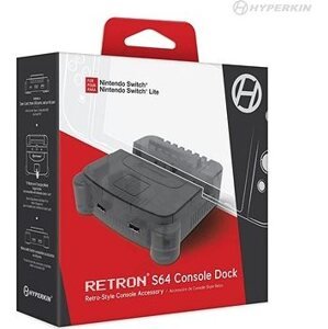 Hyperkin RetroN S64 Console Dock for Nintendo Switch (Smoke Gray)