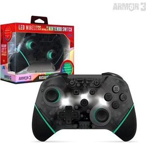 Armor3 NuChamp Wireless Controller for Nintendo Switch (Black LED)