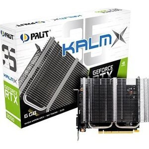 PALIT GeForce RTX 3050 KalmX 6GB GDDR6